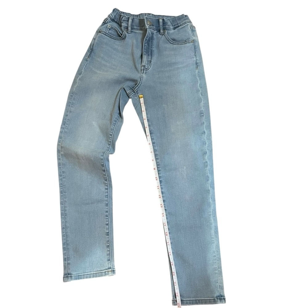 Uniqlo| Kids Light Blue Straight Leg Jeans- Size 9-10 years - Picture 6 of 11